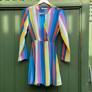 Rainbow disco dress